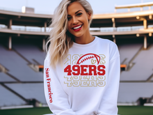 Load image into Gallery viewer, 49ers Stacked Sweatshirt(NFL)