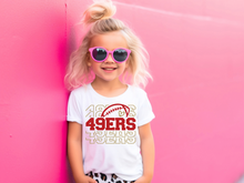 Load image into Gallery viewer, 49ers Gold Stacked Toddler Tee(NFL)