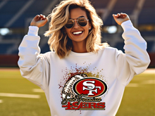 Load image into Gallery viewer, 49ers Splatter Sweatshirt(NFL)