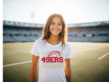 Load image into Gallery viewer, 49ers Stacked Youth T-shirt(NFL)
