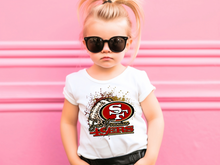 Load image into Gallery viewer, 49ers Splatter Toddler Tee