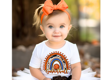 Load image into Gallery viewer, Basketball Rainbow Baby Tee
