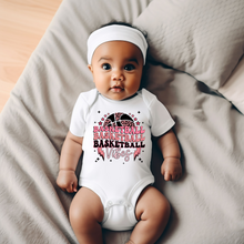 Load image into Gallery viewer, Basketball Vibes Baby Onesie