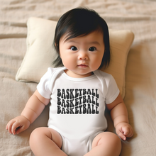 Load image into Gallery viewer, Basketball Wave Baby Onesie