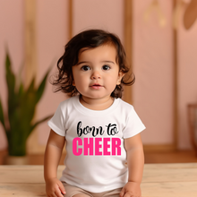 Load image into Gallery viewer, Born To Cheer Baby Tee