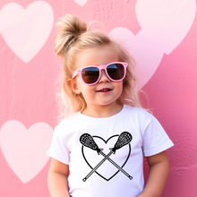 Load image into Gallery viewer, Lacrosse Heart Toddler Tee