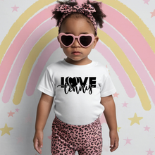 Load image into Gallery viewer, Love Tennis Baby Tee