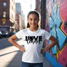 Load image into Gallery viewer, Love Tennis Youth T-shirt