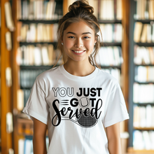 Load image into Gallery viewer, You Just Got Served Tennis Teen T-shirt