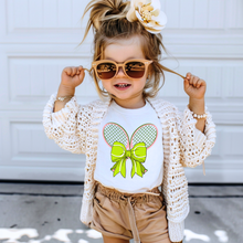 Load image into Gallery viewer, Tennis Bow Toddler Tee
