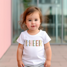 Load image into Gallery viewer, Cheer Leopard Baby Tee