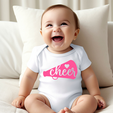 Load image into Gallery viewer, Cheer Megaphone Baby Onesie