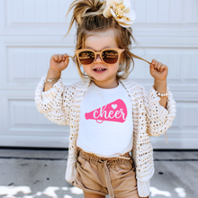 Load image into Gallery viewer, Cheer Megaphone Toddler Tee