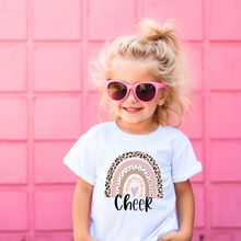 Load image into Gallery viewer, Cheer Rainbow Toddler Tee