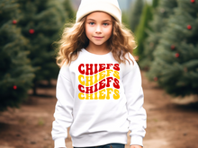 Load image into Gallery viewer, Chiefs Wave Youth Sweatshirt(NFL)
