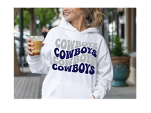 Load image into Gallery viewer, Cowboys Wave Hoodie(NFL)
