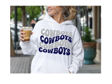 Load image into Gallery viewer, Cowboys Wave Hoodie(NFL)