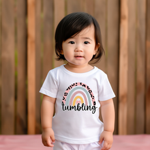 Load image into Gallery viewer, Tumbling Rainbow Baby Tee