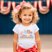 Load image into Gallery viewer, Tumbling Floral Toddler Tee
