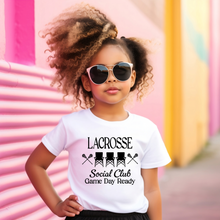 Load image into Gallery viewer, Lacrosse Game Day Ready Youth T-shirt