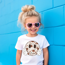 Load image into Gallery viewer, Football Smiley Face Toddler Tee