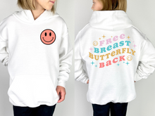 Load image into Gallery viewer, Free-Breast-Butterfly-Back-Swim Youth Hoodie #2
