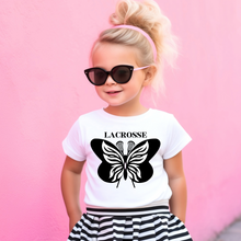 Load image into Gallery viewer, Lacrosse Butterfly Toddler Tee
