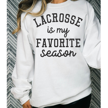 Load image into Gallery viewer, Favorite Season Lacrosse Sweatshirt
