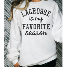 Load image into Gallery viewer, Favorite Season Lacrosse Sweatshirt