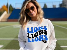 Load image into Gallery viewer, Lions Wave Sweatshirt(NFL)
