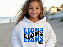 Load image into Gallery viewer, Lions Wave Youth Hoodie 2(NFL)