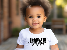 Load image into Gallery viewer, Love Tennis Baby Tee
