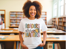 Load image into Gallery viewer, Readers Are Leaders T-shirt