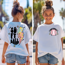 Load image into Gallery viewer, Softball Lightning Youth T-shirt