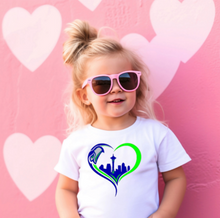 Load image into Gallery viewer, Seahawks Heart Toddler Tee(NFL)
