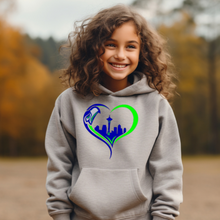 Load image into Gallery viewer, Seahawks Heart Youth Hoodie(NFL)
