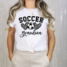 Load image into Gallery viewer, Soccer Grandma Heart T-shirt