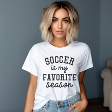 Load image into Gallery viewer, Favorite Season Soccer T-shirt