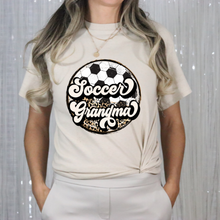 Load image into Gallery viewer, Leopard Soccer Grandma T-shirt