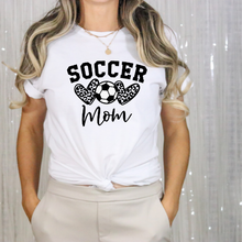 Load image into Gallery viewer, Soccer Mom Heart T-shirt