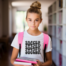 Load image into Gallery viewer, Soccer Wave Youth T-shirt