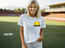 Load image into Gallery viewer, Softball Coach T-shirt