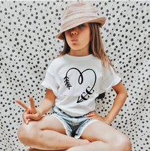 Load image into Gallery viewer, Cross Country Heart Youth T-shirt