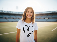 Load image into Gallery viewer, Cross Country Heart T-shirt