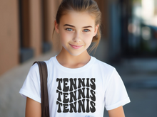 Load image into Gallery viewer, Tennis Wave Youth T-shirt
