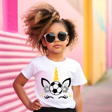 Load image into Gallery viewer, Unicorn Soccer Youth T-shirt
