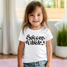Load image into Gallery viewer, Soccer Vibes Toddler Tee