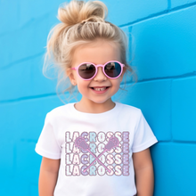 Load image into Gallery viewer, Lacrosse Stacked Toddler Tee