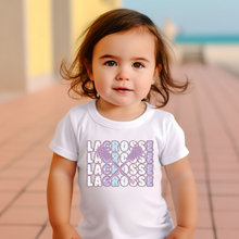 Load image into Gallery viewer, Lacrosse Stacked Baby Tee