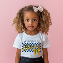Load image into Gallery viewer, Softball Sister Coquette Toddler Tee